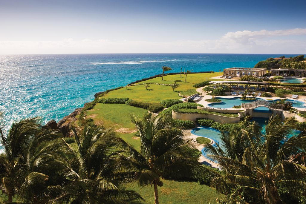 Outdoor aerieal view of The Crane Barbados